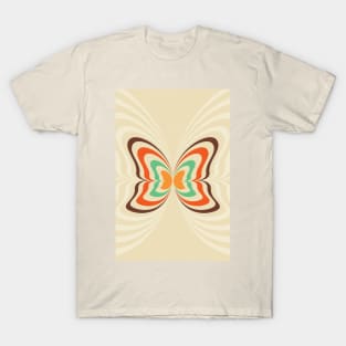 Butterfly 70s Style Mid Century Modern T-Shirt